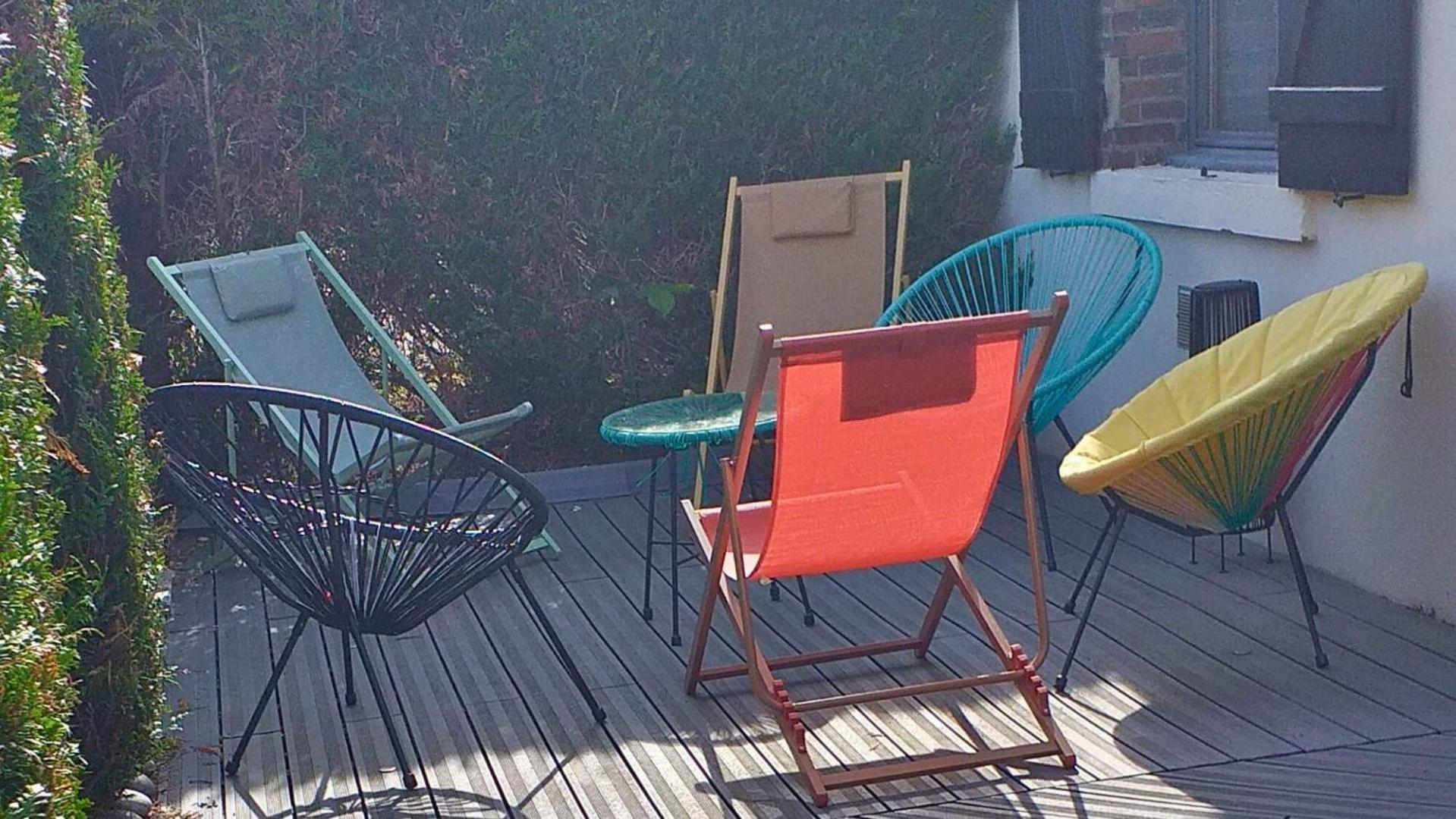 Sun House - Terrasse Parking Prive Gratuit Apartment Troyes Ngoại thất bức ảnh